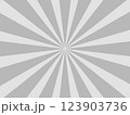 灰色の集中線　背景素材 123903736