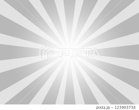 灰色の集中線　背景素材 123903738