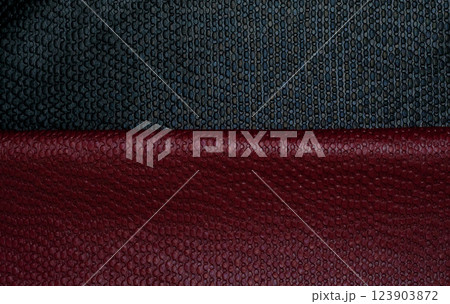 Textured fabrics with a smooth surface and rich colors. 123903872