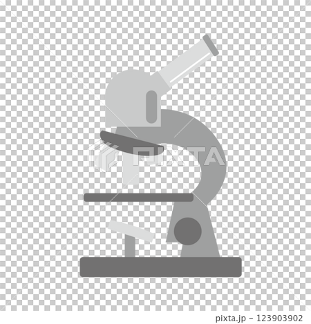 Simple microscope vector illustration 123903902