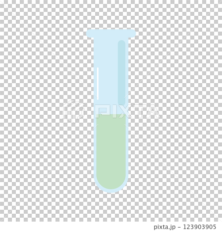 Simple test tube vector illustration Simple test tube vector illustration 123903905