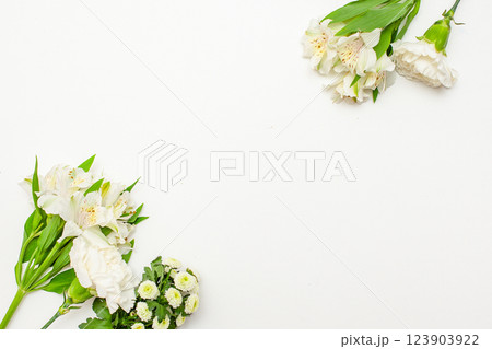 Bouquet of beautiful flowers on white background Bouquet of beautiful flowers on white background 123903922