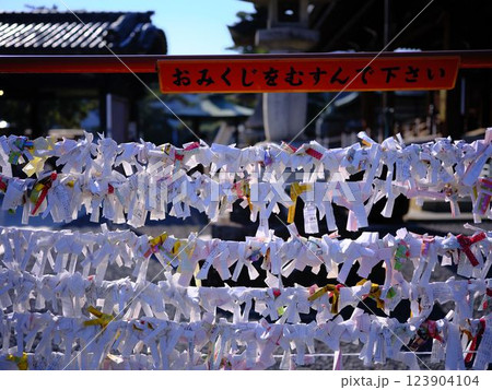 神社のおみくじ 123904104