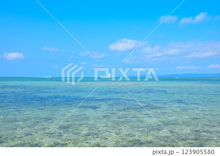 竹富島 カイジ浜 竹富島 カイジ浜 123905580