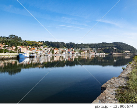 San Esteban de Pravia in Asturias in Spain San Esteban de Pravia in Asturias in Spain 123906674