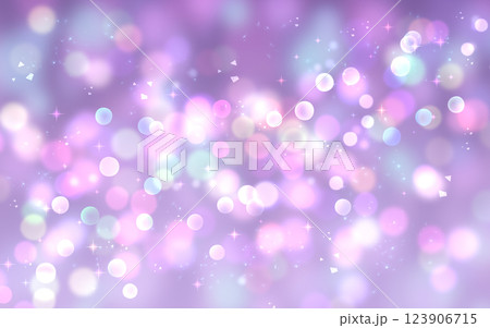 紫のグラデーションのキラキラ背景 イルミネーション 玉ボケ 光 紫のグラデーションのキラキラ背景 イルミネーション 玉ボケ 光 123906715
