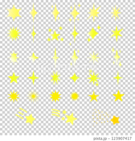 キラキラ星　いろいろセット 123907417