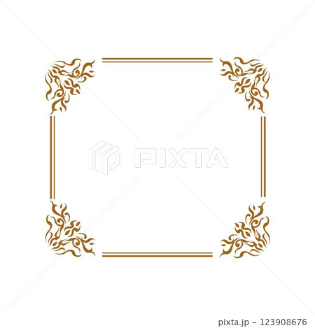 Golden Rectangle Frame for Corner Certificate 123908676