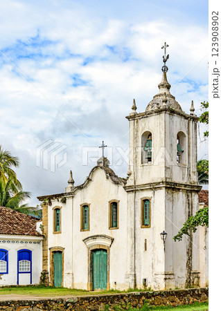 Old baroque church built in 1800 123908902