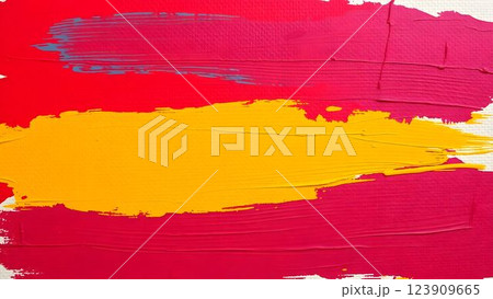 Vibrant Oil Painting of Colorful Brush Strokes 123909665