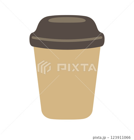 コーヒーの入ったカップ 123911066