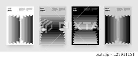 Template with colorful gradient blended shapes. Template with colorful gradient blended shapes. 123911151