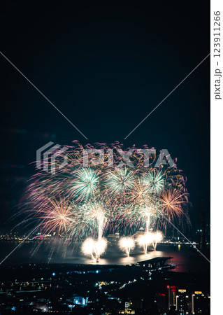 花火 キラキラ輝くもの 線香花火 123911266