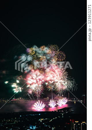 花火 キラキラ輝くもの 線香花火 123911271