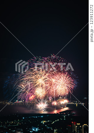 花火 キラキラ輝くもの 線香花火 123911272