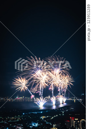 花火 キラキラ輝くもの 線香花火 123911289