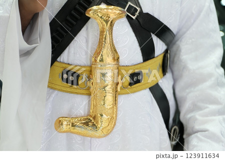 Traditional Saudi Arabian Jambiya - A Symbol of Heritage 123911634