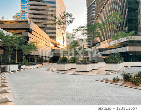 Modern Geometric Architecture at King Abdullah Financial District Modern Geometric Architecture at King Abdullah Financial District 123911657