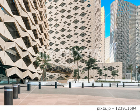 Modern Geometric Architecture at King Abdullah Financial District Modern Geometric Architecture at King Abdullah Financial District 123911694
