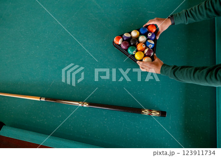 Billiards Game Setup. KSA. Fun 123911734