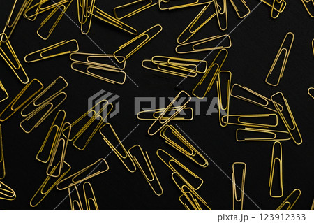 Paperclip on the office desk 123912333