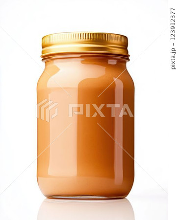 Jar of Smooth Peanut Butter 123912377