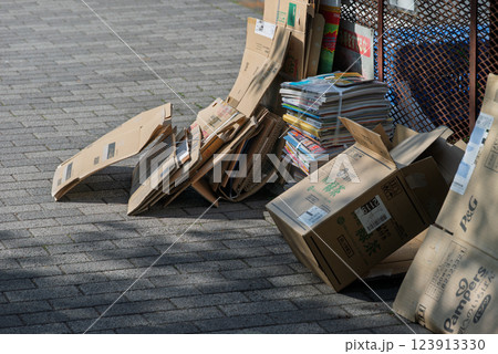 ごみ集積所　紙類の収集日　 123913330