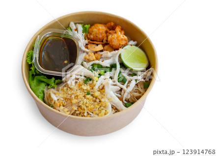 Chicken Meat, Congee, Asia, Asian Food, Bowl 123914768