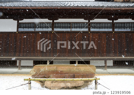 雪の二条城　本丸御常御殿　京都市中京区 123919506