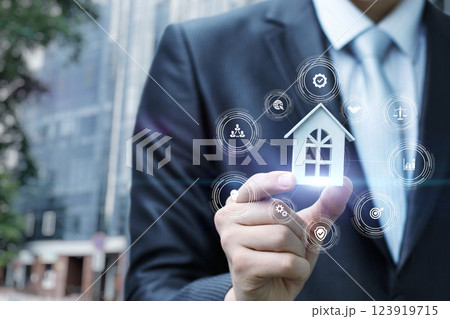Digital Real Estate. 123919715