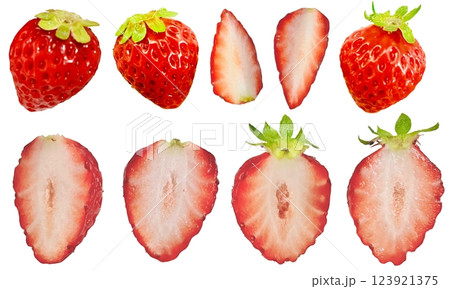 イチゴの写真素材セット 123921375