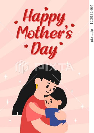 Happy Mothers Day Poster Vertical Banner Templates Happy Mothers Day Poster Vertical Banner Templates 123921464