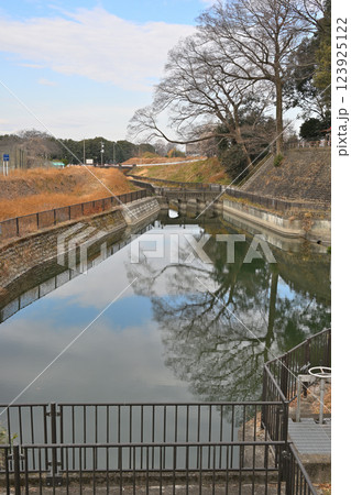 菅沼沈砂池　天神社付近からの眺め　深谷市　　　　 123925122