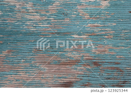 Vintage Weathered Blue Painted Wooden Texture Vintage Weathered Blue Painted Wooden Texture 123925344
