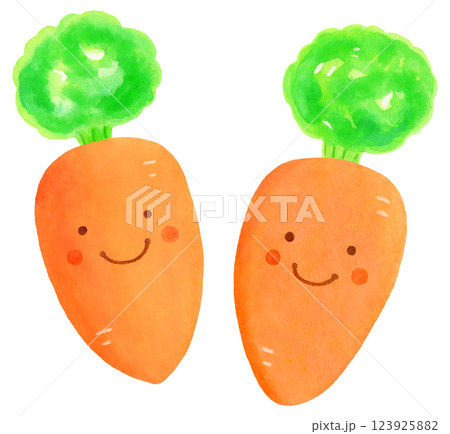 かわいい人参 かわいい人参 123925882