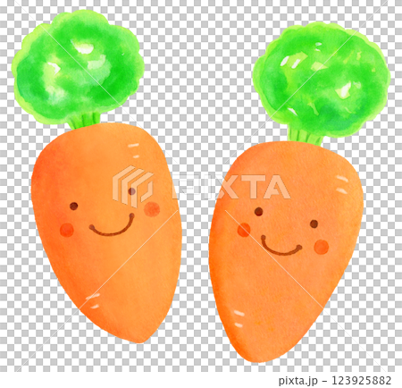 かわいい人参 かわいい人参 123925882