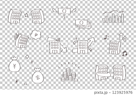Business illustration set Business illustration set 123925976