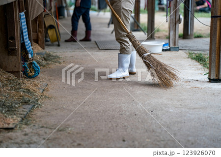 involved with horses 123926070