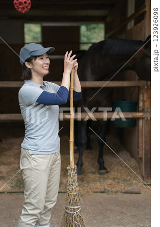 involved with horses involved with horses 123926098