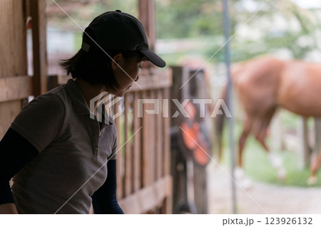 involved with horses 123926132