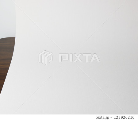 背景用の白い紙_アーチ 背景用の白い紙_アーチ 123926216