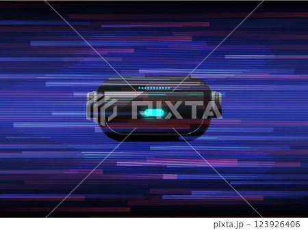 Abstract background with 3d virtual glitch effect 123926406