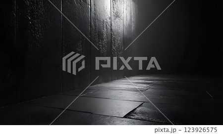 暗い部屋の暗い空間のイラスト素材 [123926575] - PIXTA