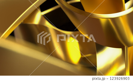 The Gold Abstract image for Abstract Background  3d Rendering. 123926903