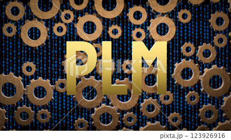 The PLM or Product Lifecycle Management for Business concept 3d Rendering. The PLM or Product Lifecycle Management for Business concept 3d Rendering. 123926916