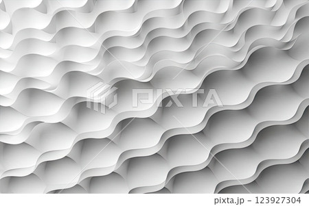 Light white gray wave texture in Generative AI. 123927304