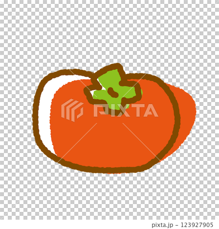 柿のベクターイラスト 123927905