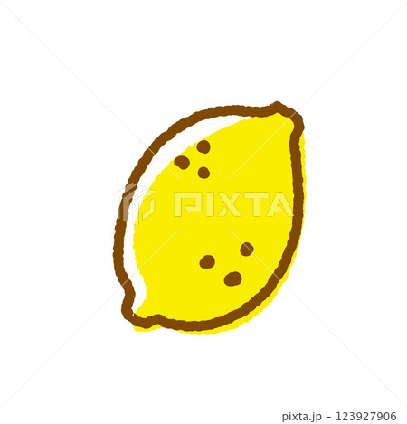 レモンのベクターイラスト 123927906