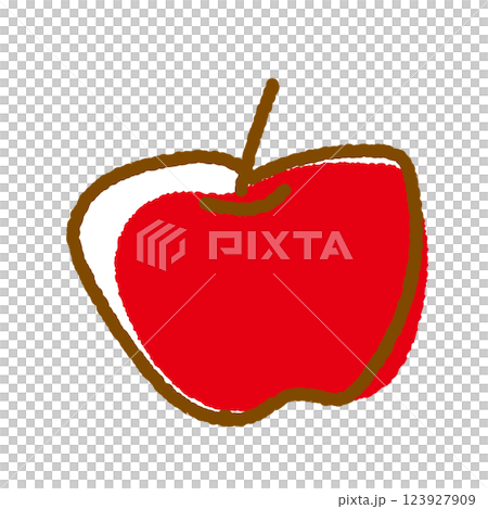 りんごのベクターイラスト りんごのベクターイラスト 123927909