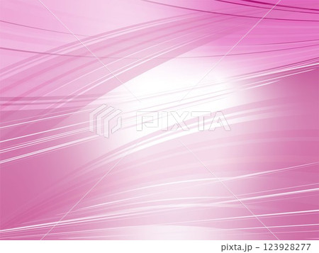 アブストラクトな波模様の背景素材_ライトピンク 123928277